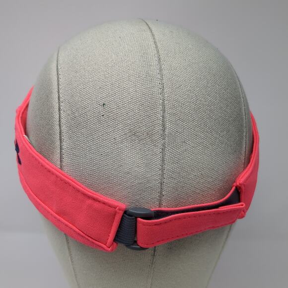 Eagle Lakes Golf Club Strapback Visor Hat Pink One Size Under Armour - Picture 6 of 9